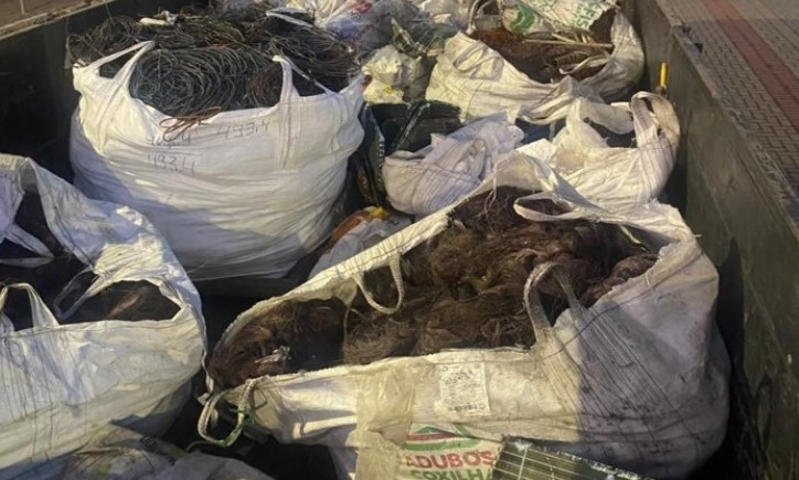 Homem é preso com quase quatro toneladas de cobre