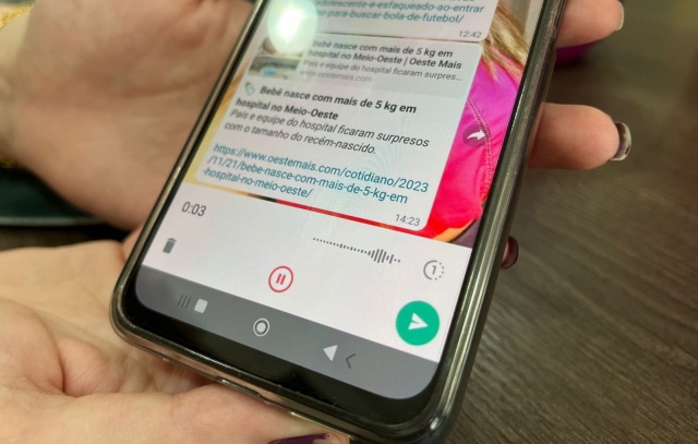 WhatsApp libera ferramenta de áudio com visualização única