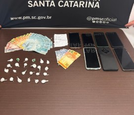 Casal é preso por tráfico de drogas