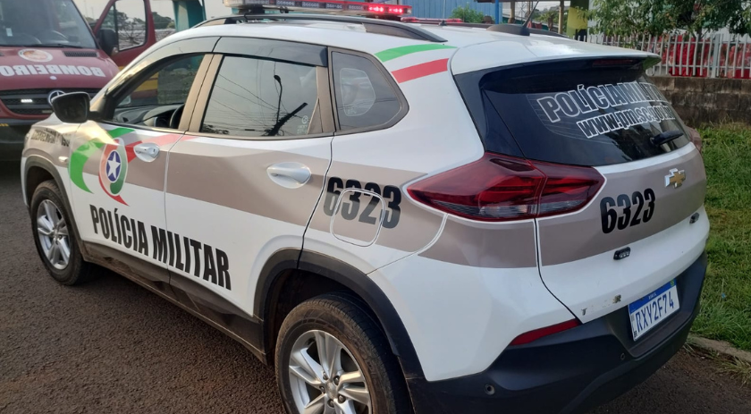 Polícia Militar é acionada para atender à ocorrência de furto em estabelecimento próximo à divisa com a Argentina