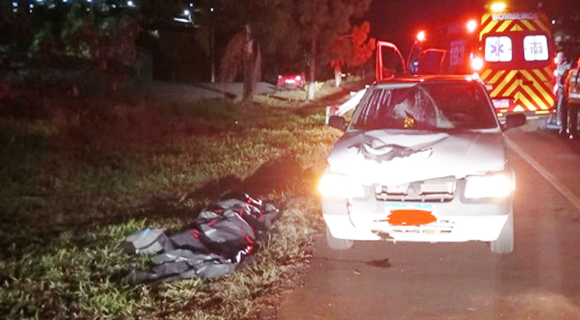 Atropelamento com morte é registrado na BR-282