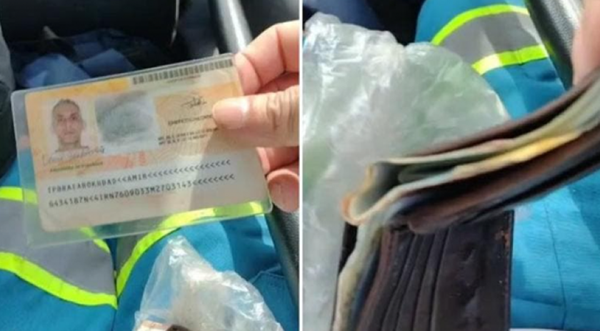 Gari procura iraniano pelas redes para devolver carteira encontrada no lixo em SC