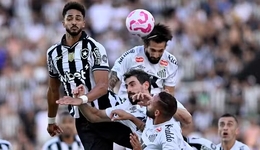 Botafogo fica à frente duas vezes, mas Santos busca empate no Nilton Santos