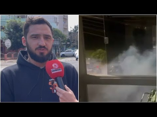 Representante dos motoboys fala sobre manifestação em que ocorreu soltura de foguete no centro